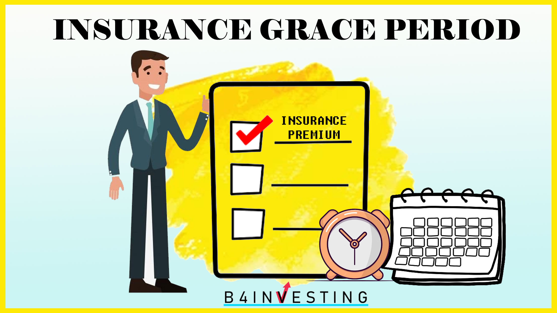 Read all about insurance grace period, revival period on b4investing