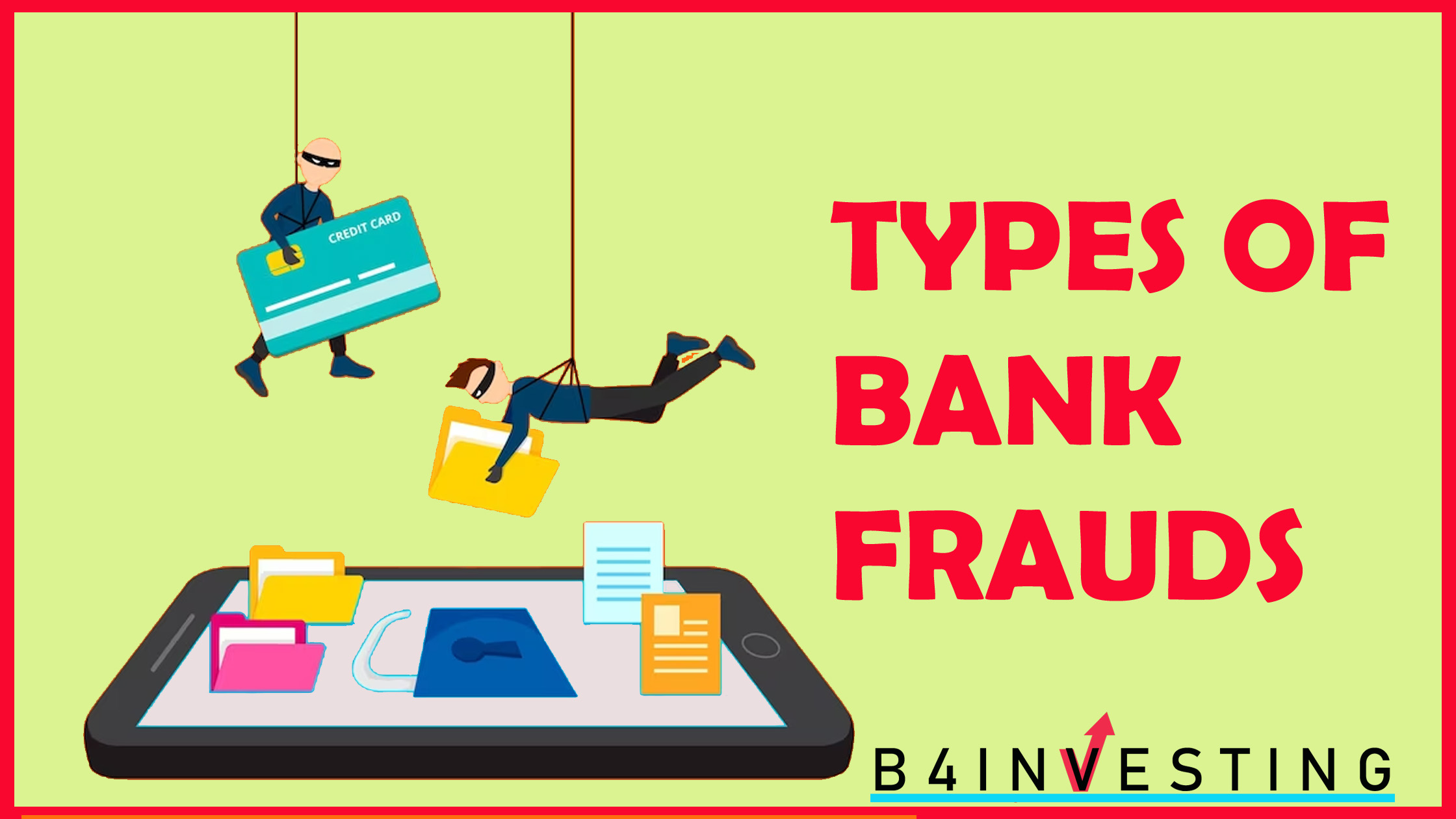 types of bank frauds
